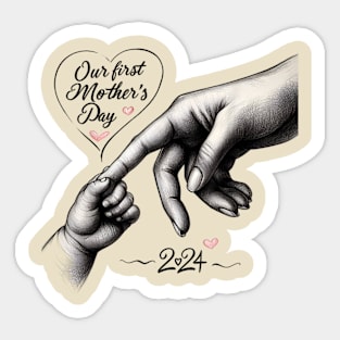 Our First Mother's Day Sticker